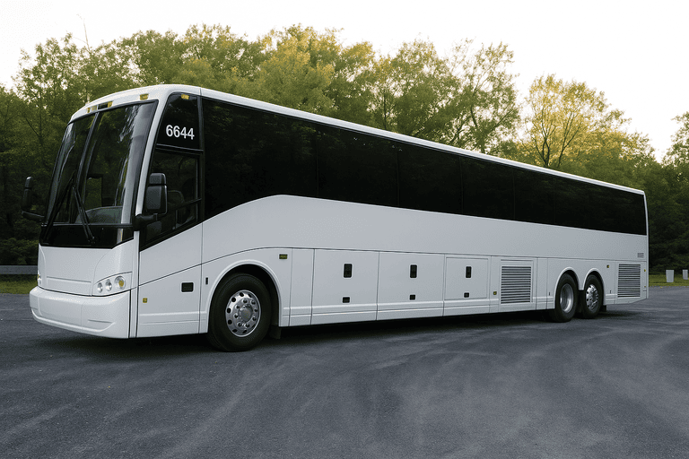 exterior of Chula Vista Minibus Company coach bus