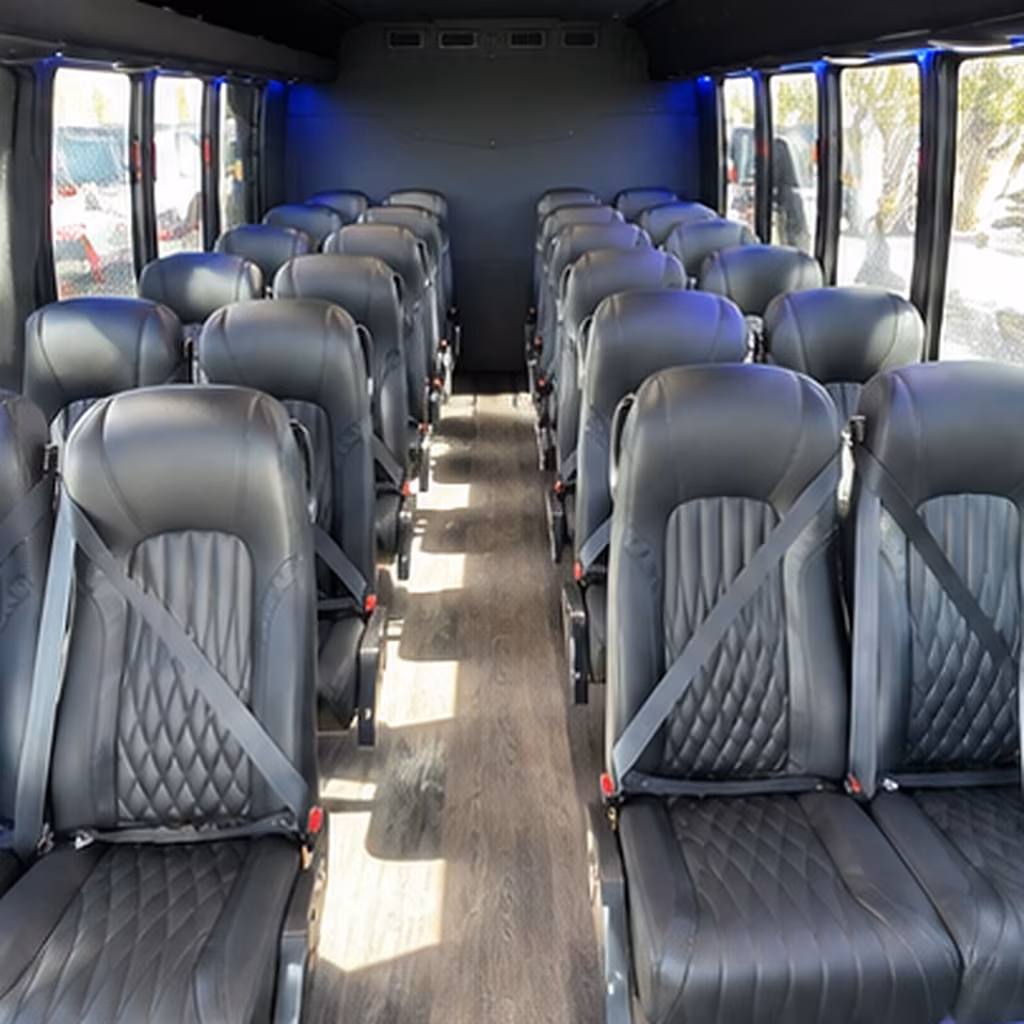 chula vista 35 passenger minibus inside