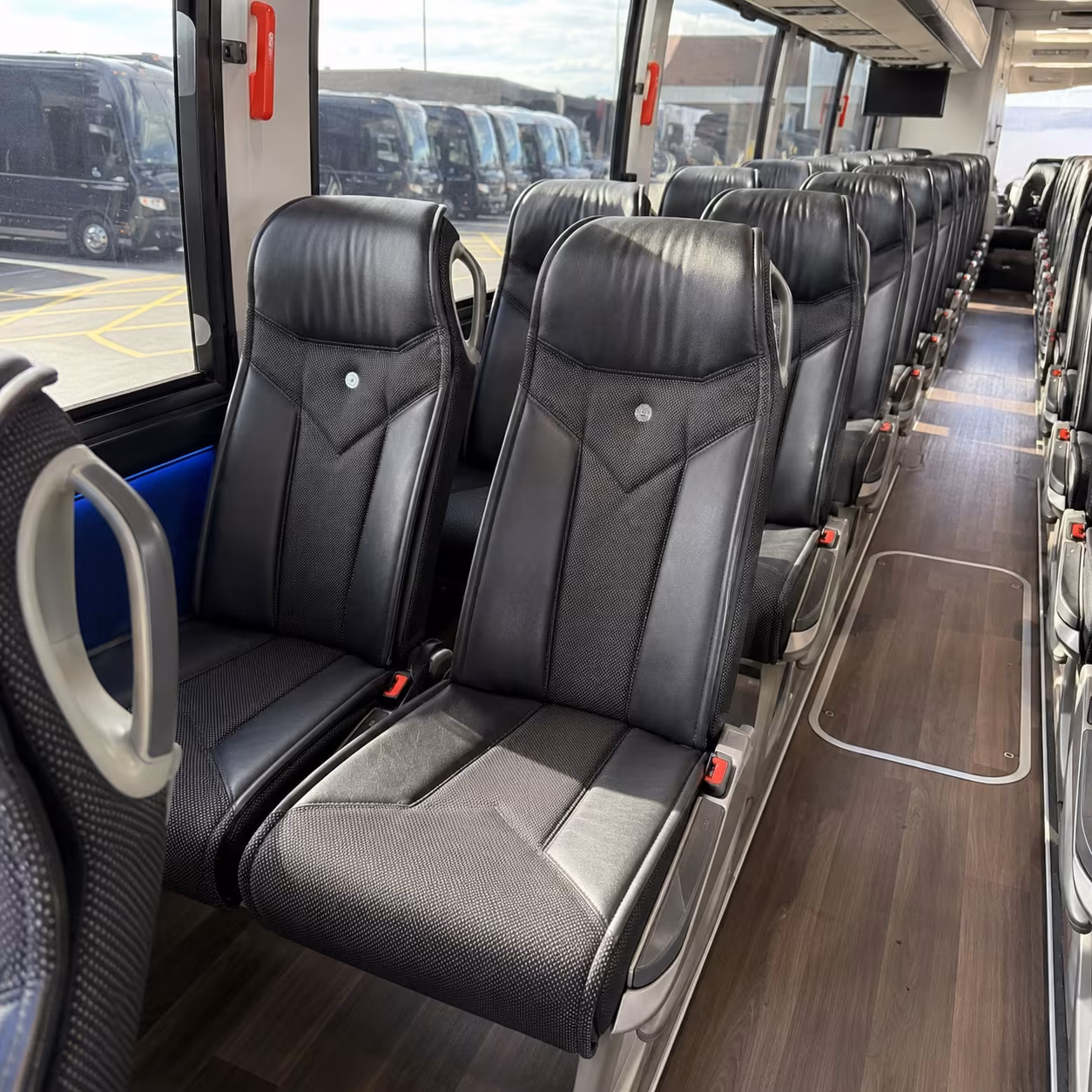 chula vista 40 passenger charter bus interior