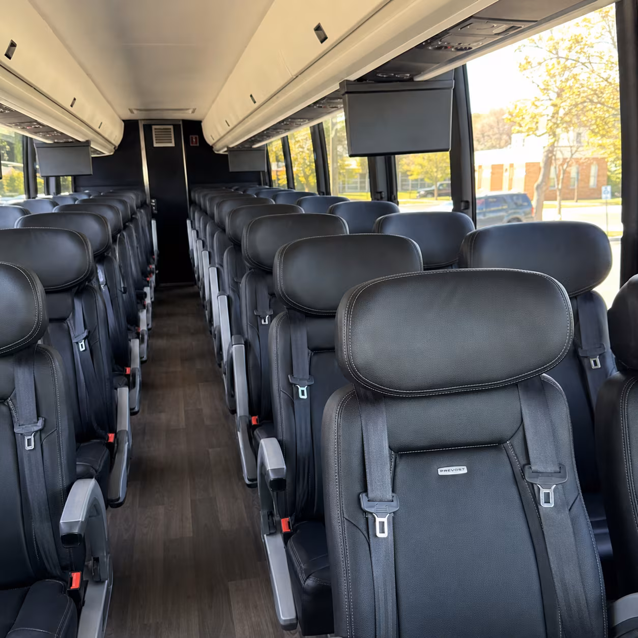 chula vista 45 passenger charter bus inside