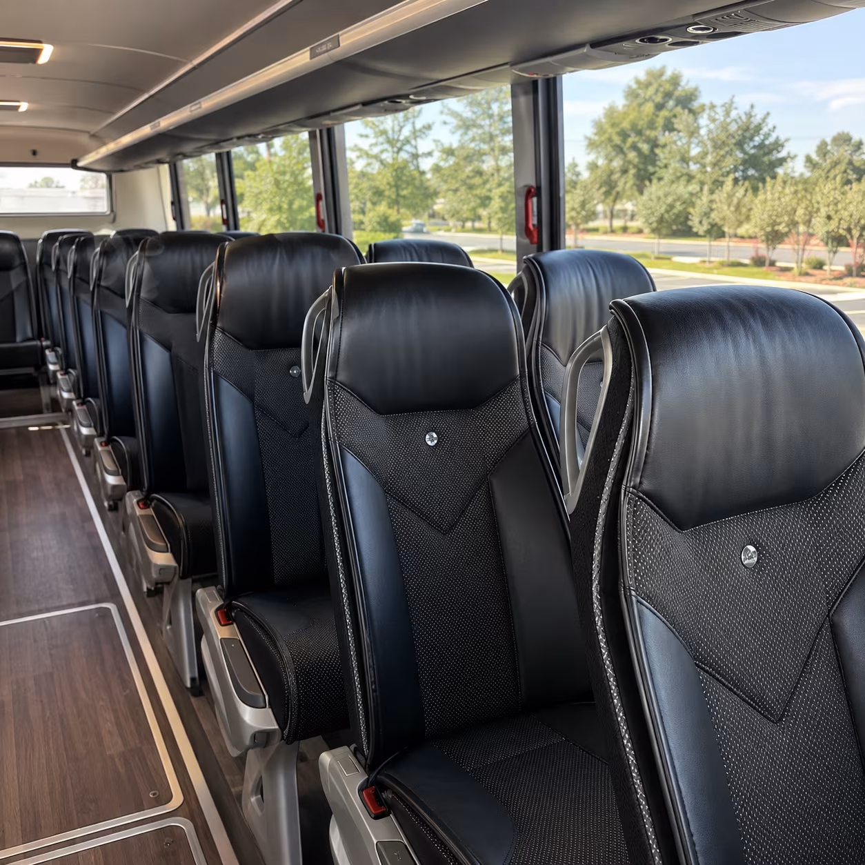 chula vista 45 passenger charter bus interior