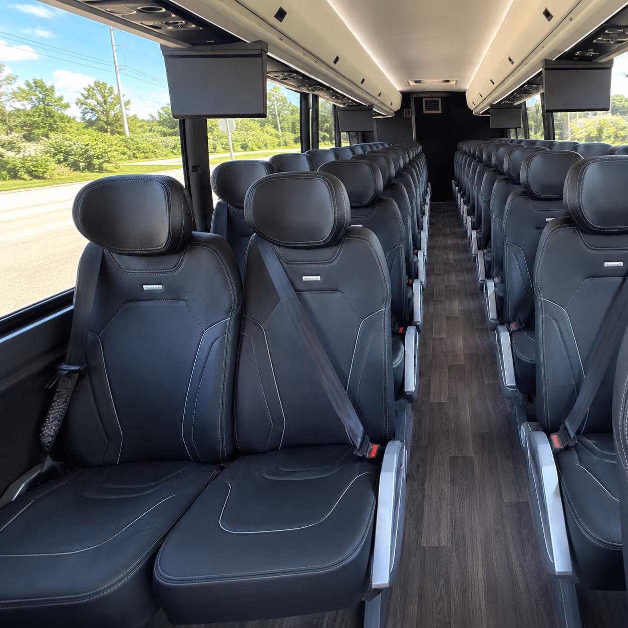 chula vista 47 passenger charter bus inside