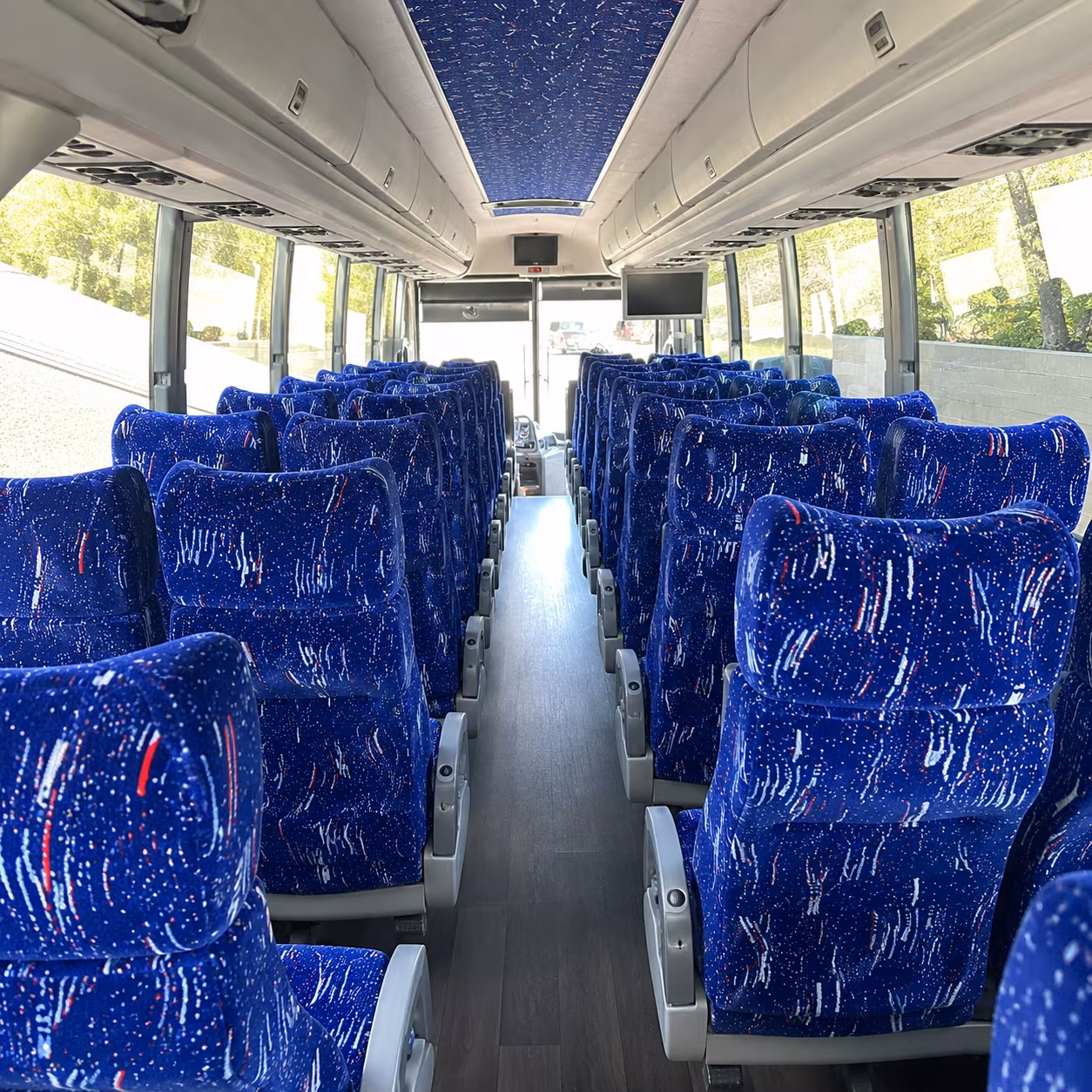 chula vista 50 passenger charter bus interior