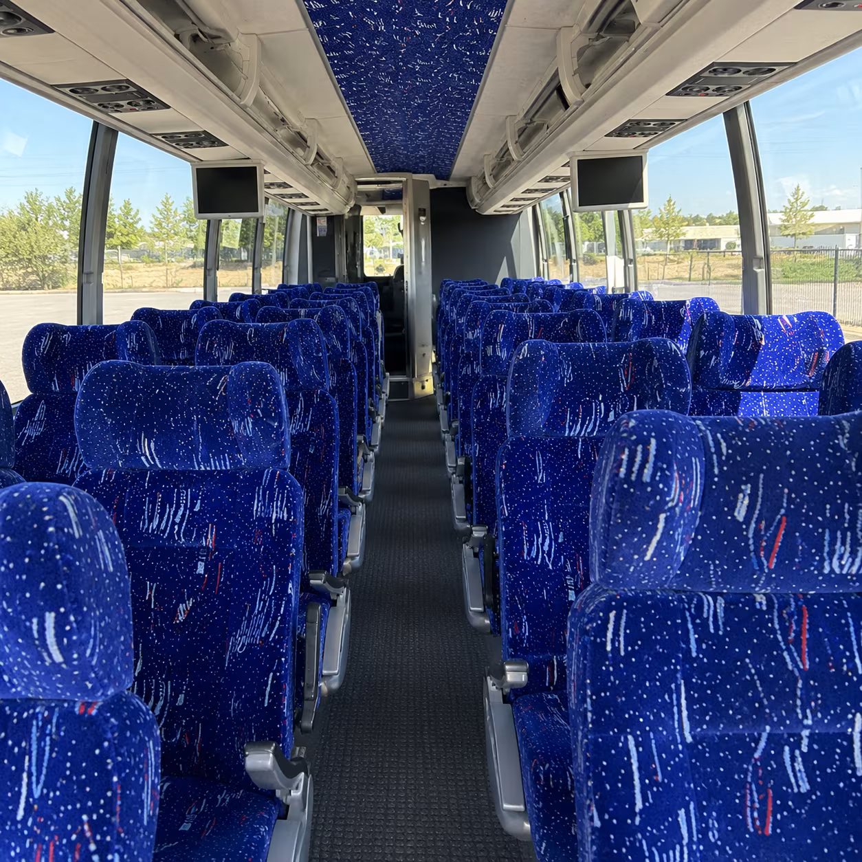 chula vista 54 passenger charter bus interior